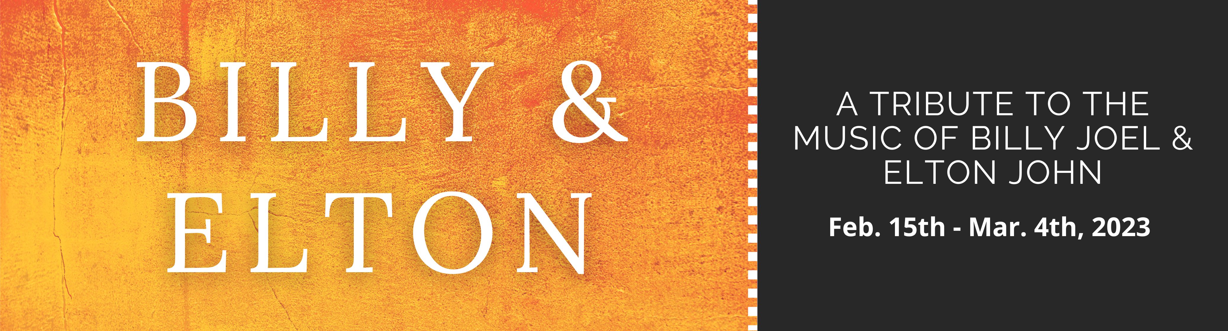 Billy and Elton A Tribute to the Music of Billy
